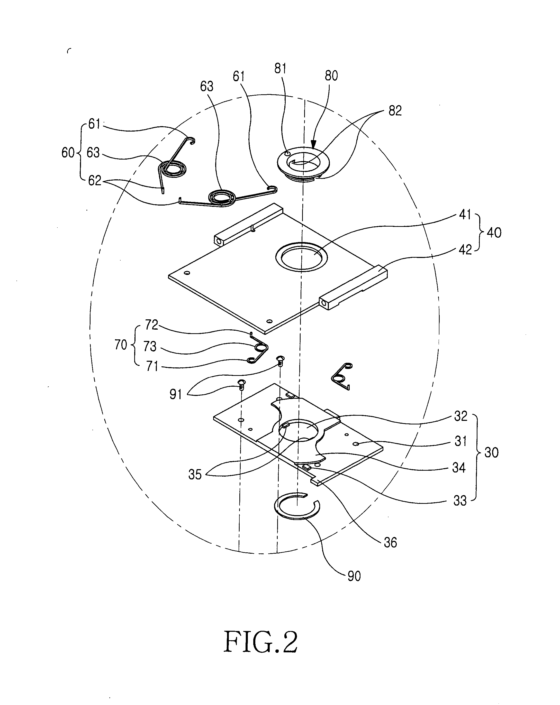 Sliding swing device for mobile terminal