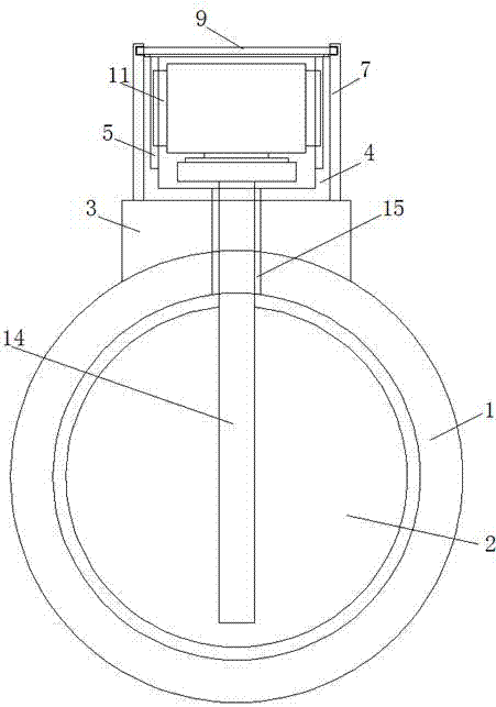 Floating sealed type three-eccentric center butterfly valve