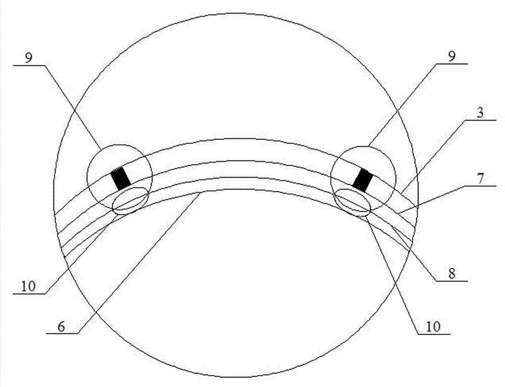 Space inflation deployable antenna reflector without influence of sunlight pressures