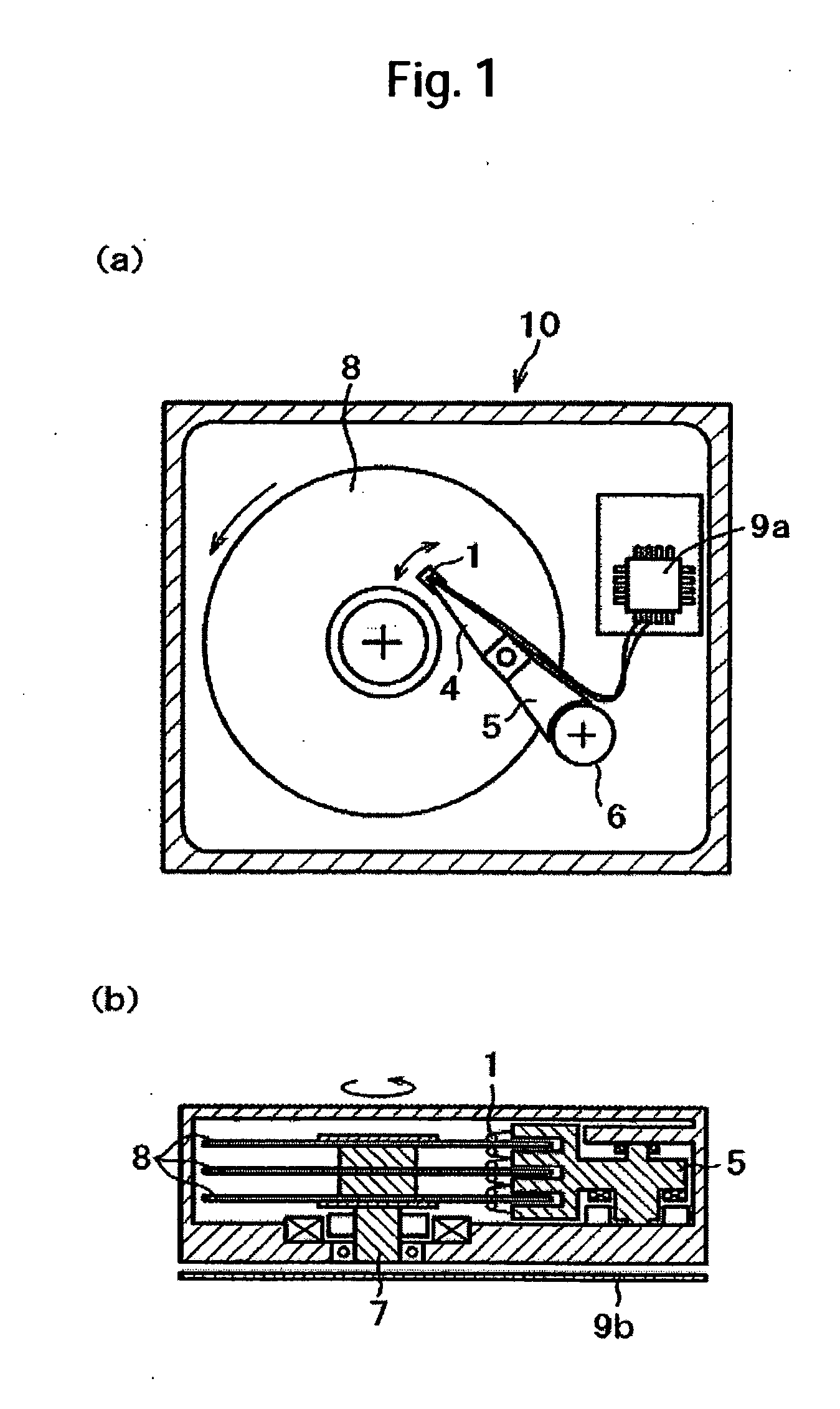 Magnetic head slider with terminal arrangement and magnetic head assembly