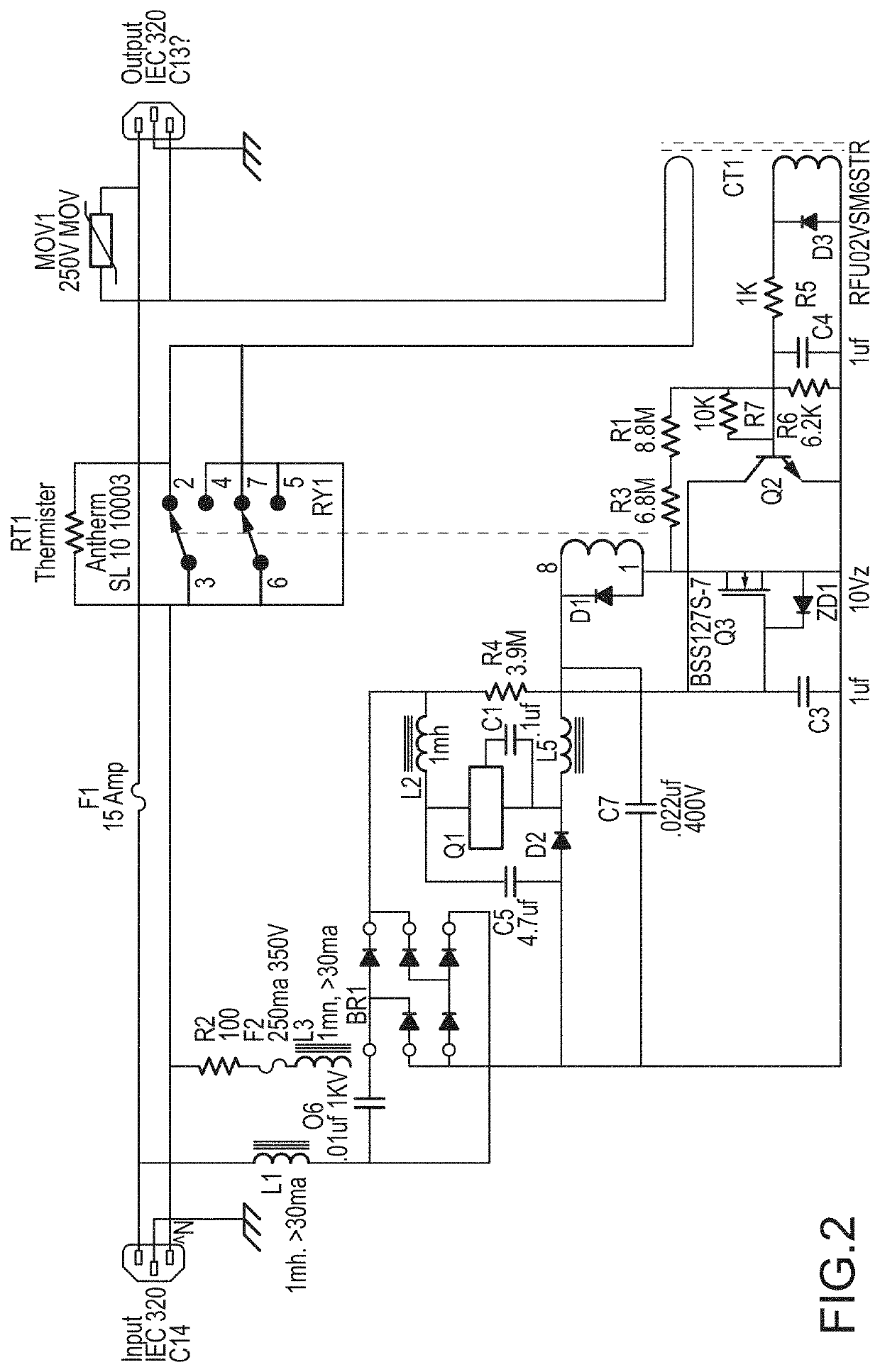 Relay conditioning and power surge control