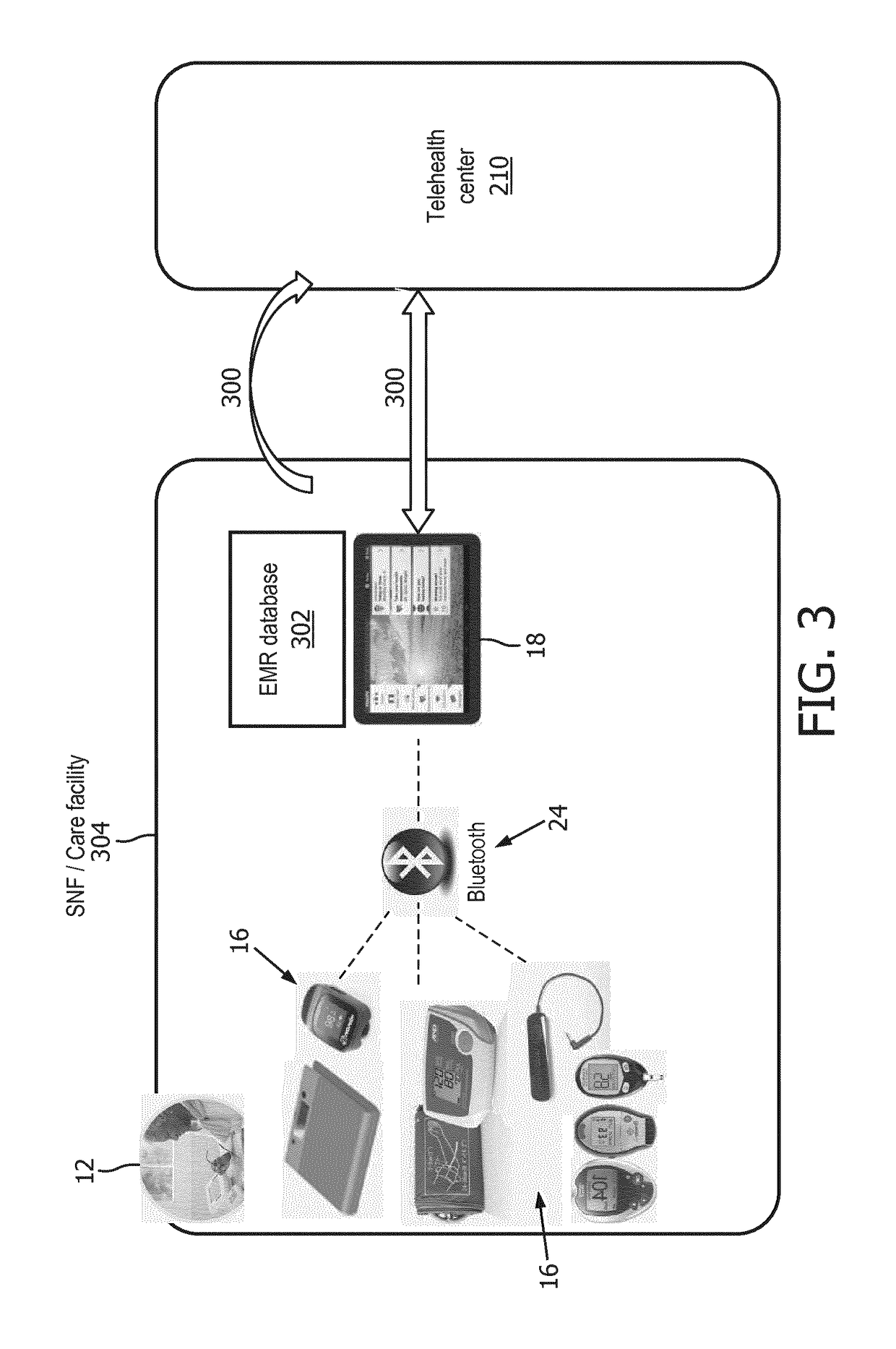 Skilled nursing facility patient triage system