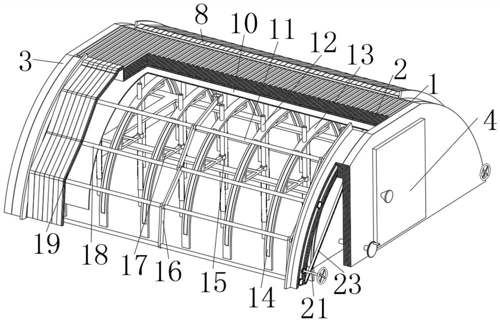 Solar photoelectric and photo-thermal integrated greenhouse