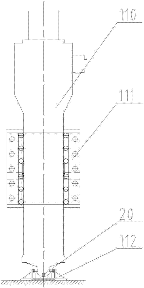 Supporting leg automatic leveling method with suspended leg recognition function