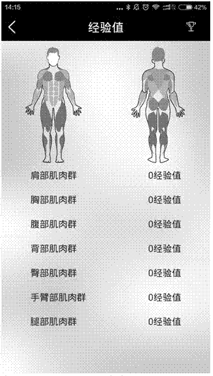 Body building method and system based on muscle group race