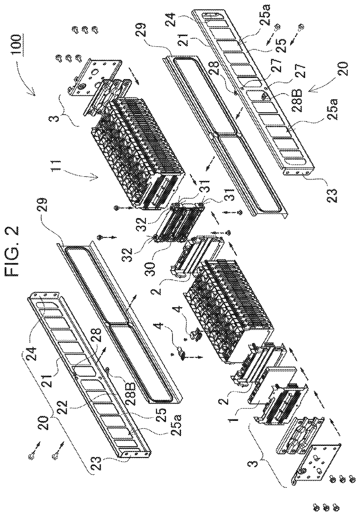 Power supply device and vehicle using same