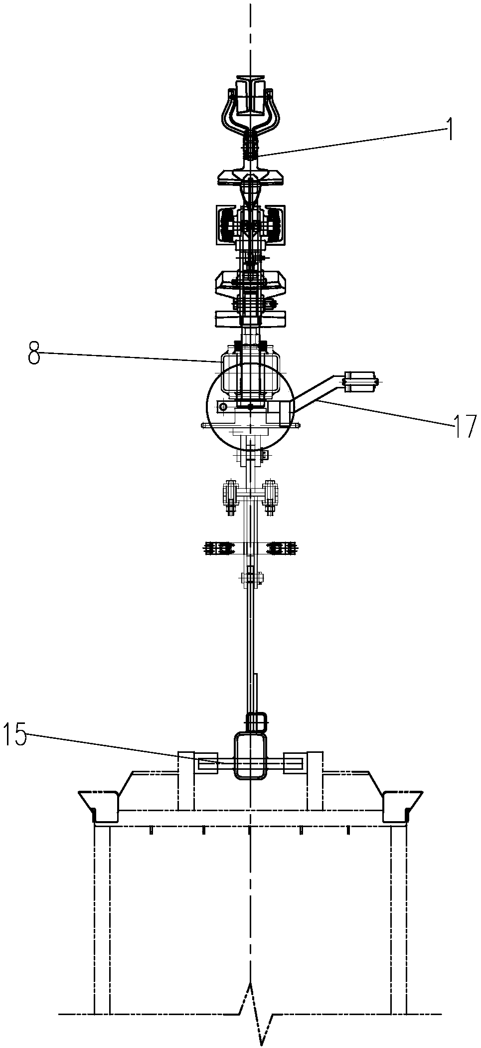 An electrophoresis rotating sling with a positioning mechanism