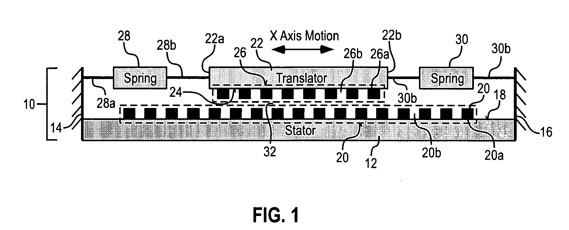 System for controlling an electrostatic stepper motor