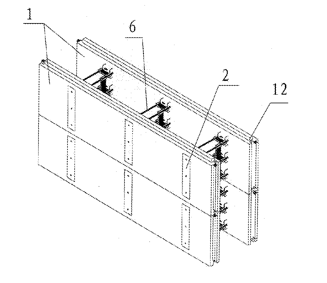 Assemblage concrete forms and method for manufacturing thereof