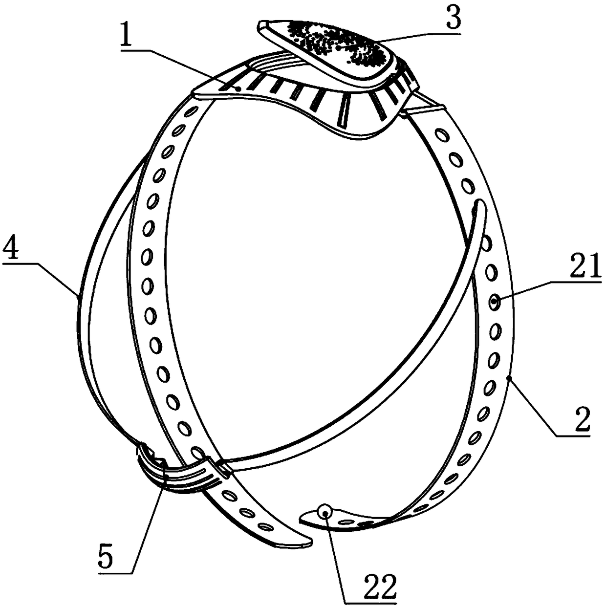 Head protection device of venous indwelling needle for infants