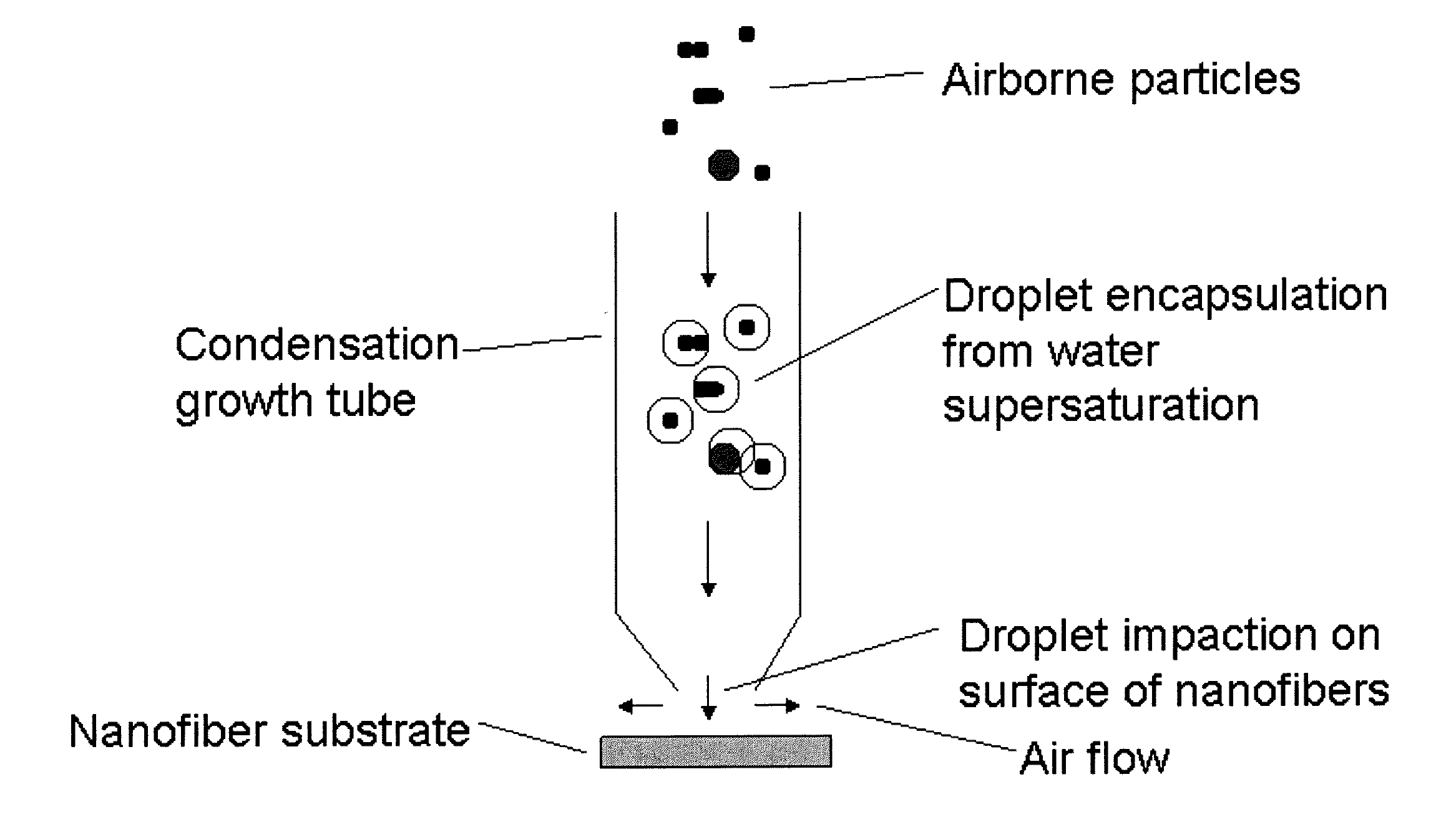 Fiber sampler for recovery of bioaerosols and particles