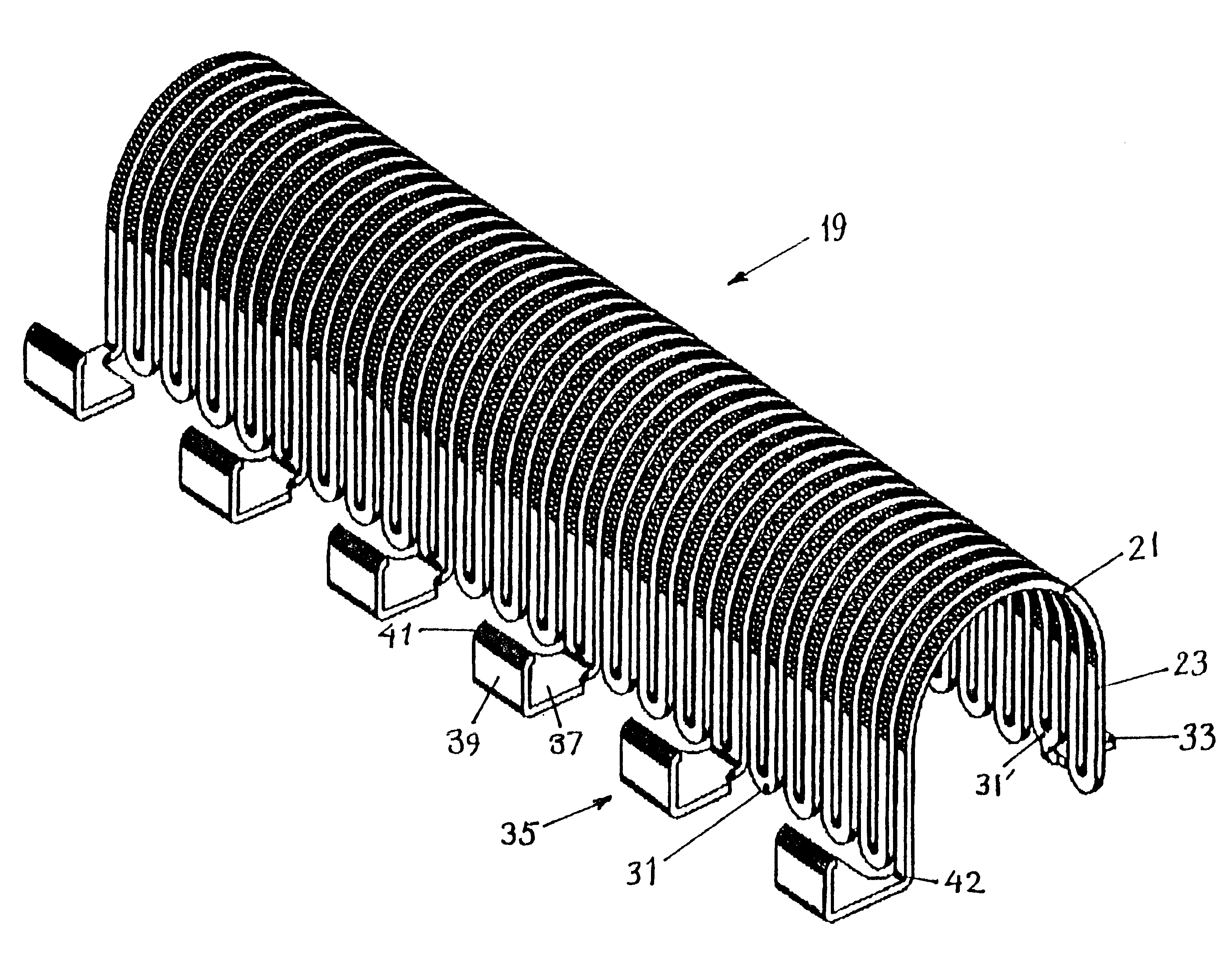 Device for heating shrinkable sleeves