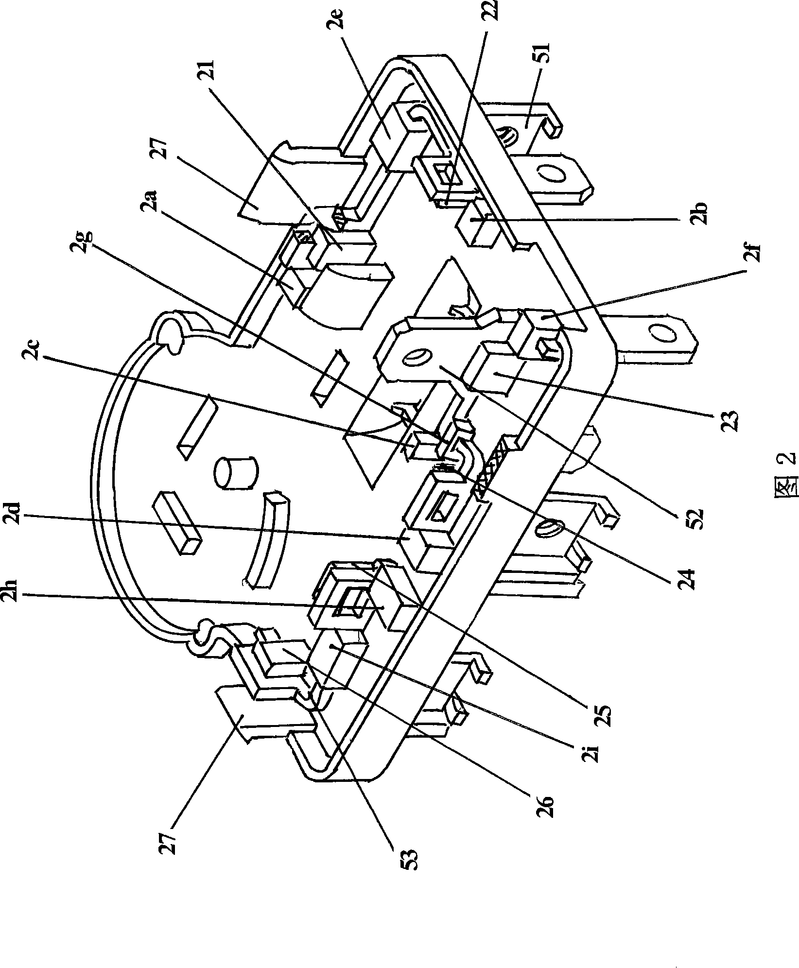Energy-saving type integral single phase AC electric motor starting and protection device