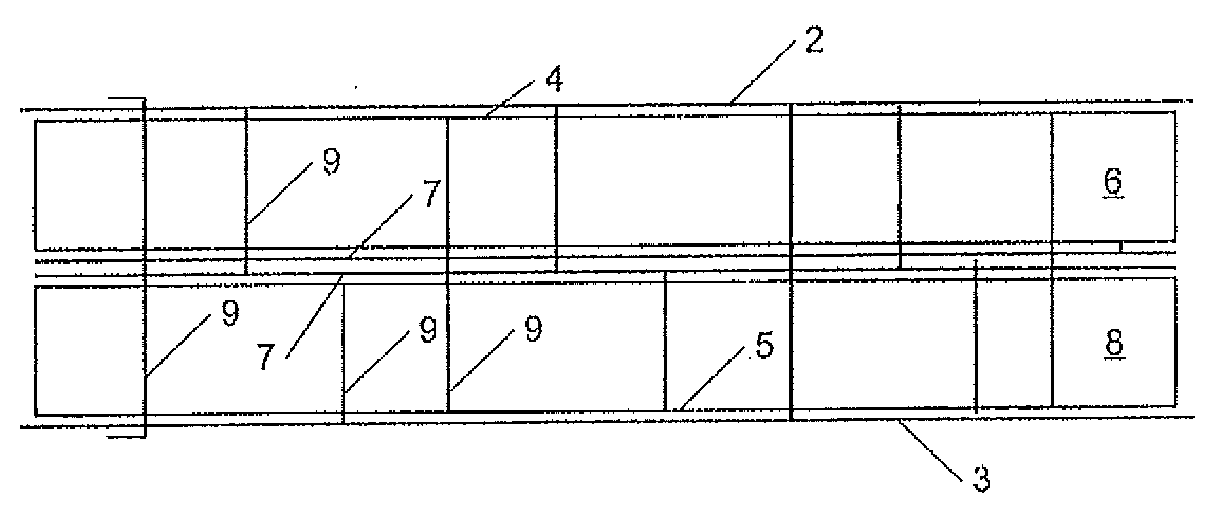 Reinforced sandwich structure