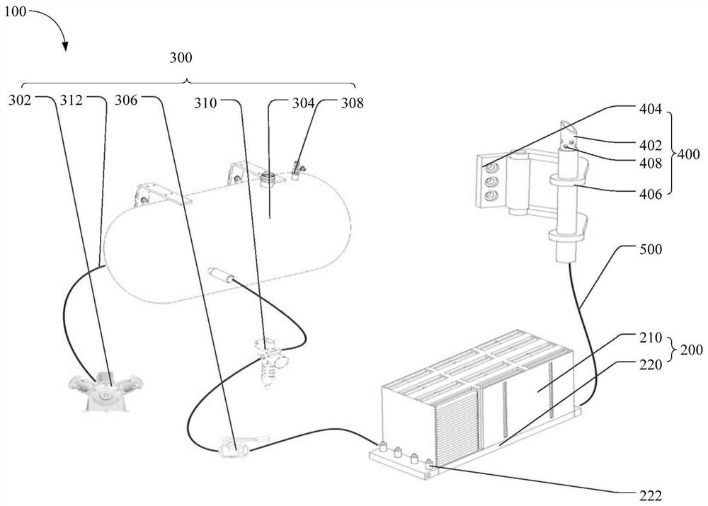 Feeding system and roof bolter