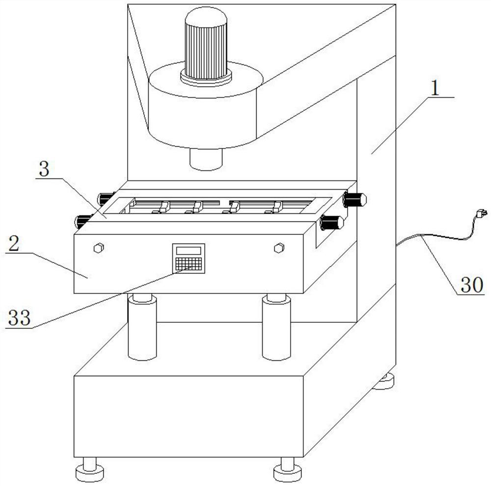 Hole milling device for machining automobile crankshaft