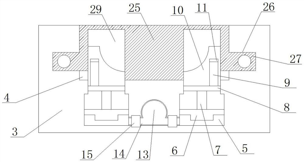 Hole milling device for machining automobile crankshaft