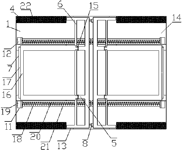 Adjustable multi-layer glass transport frame