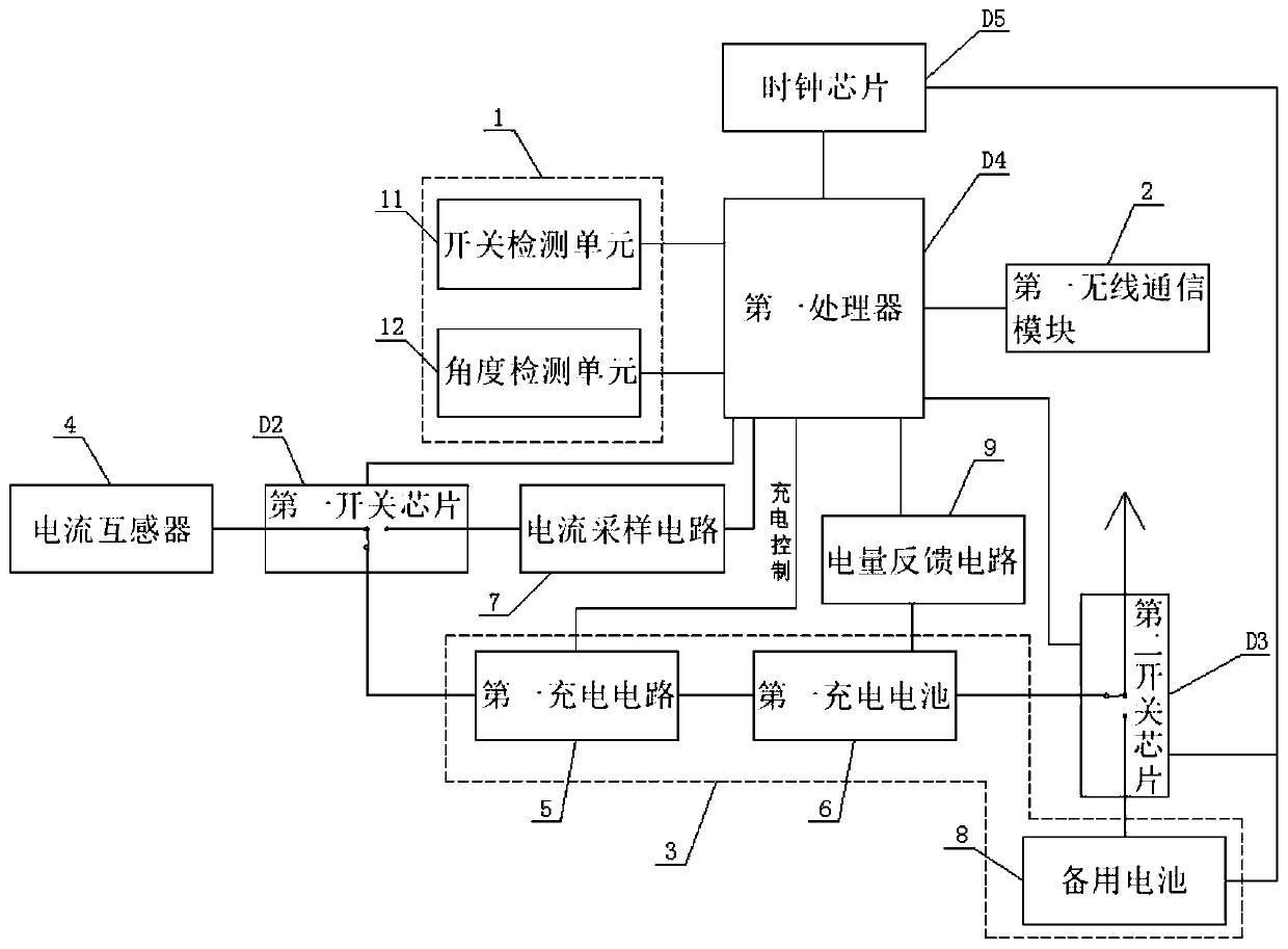 Drop switch monitoring device