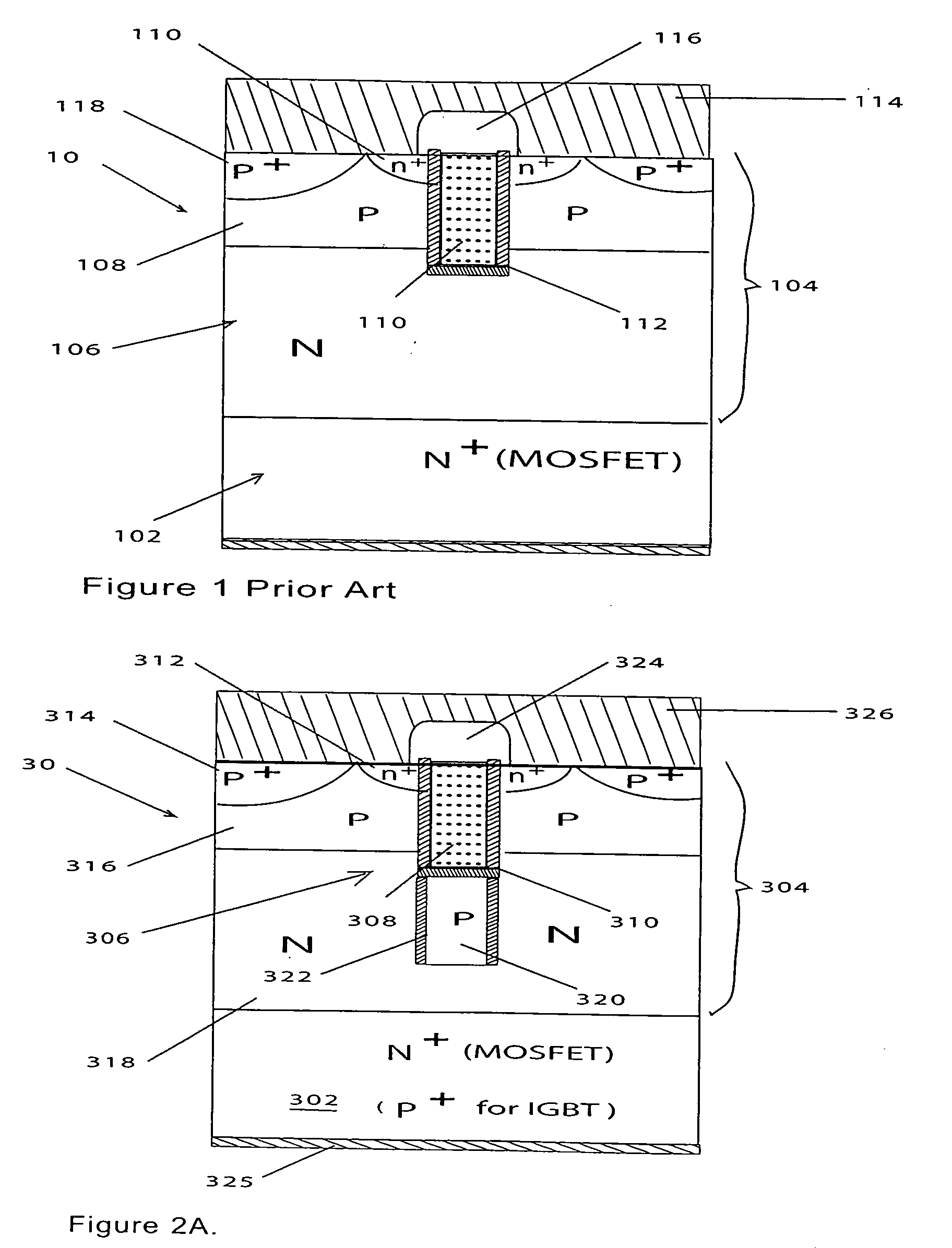 Semiconductor device containing dielectrically isolated pn junction for enhanced breakdown characteristics