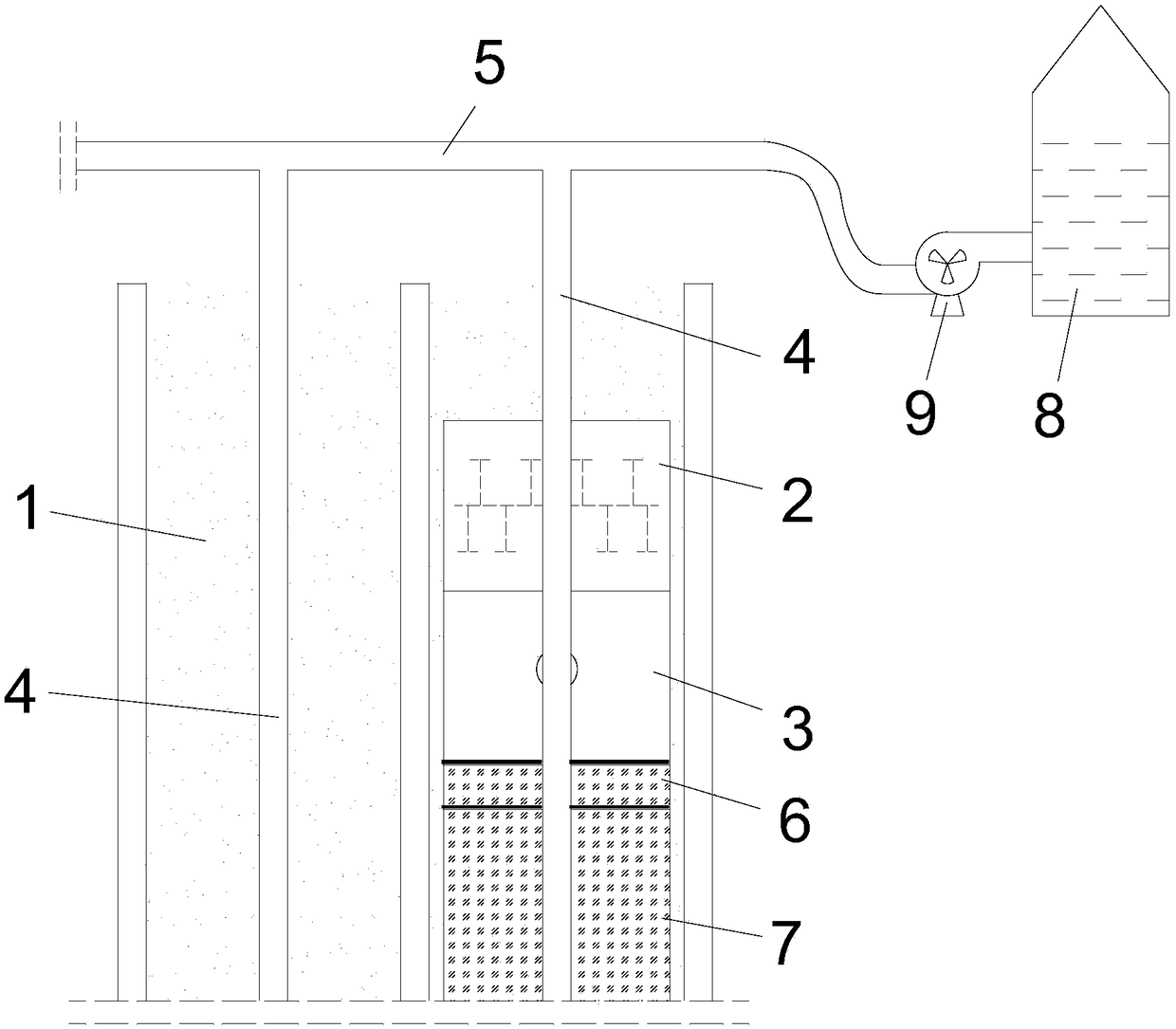 Mobile composting odor collection system