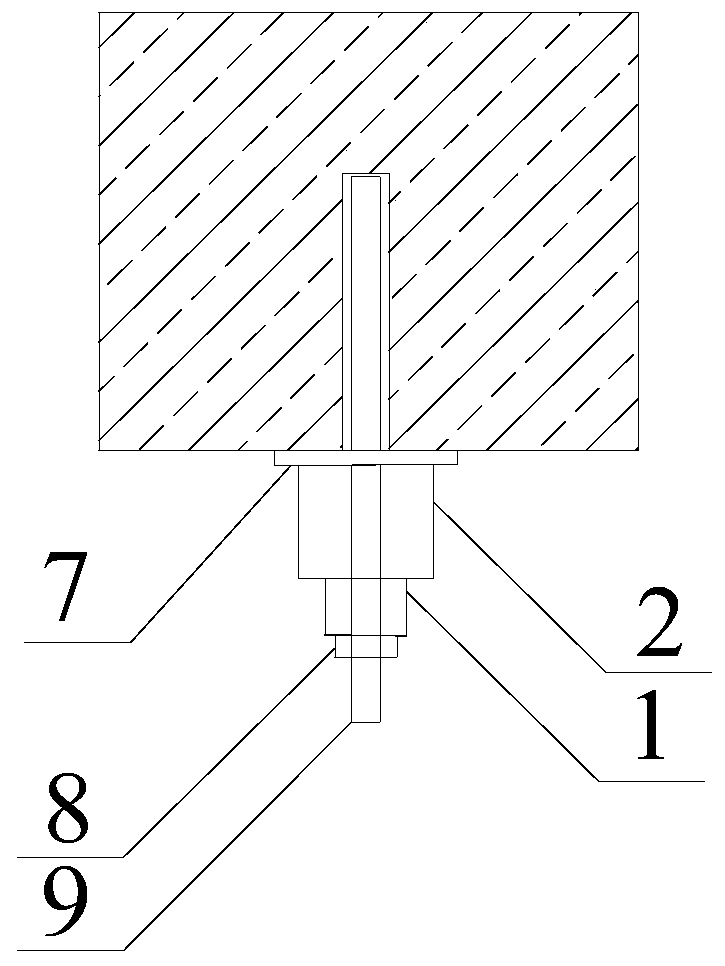 A pressure-relieving device for accurate construction and monitoring of the pre-tightening force of roadway bolts and its application method