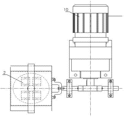 Testing device for rubber creeper tread abrasion loss performance and method