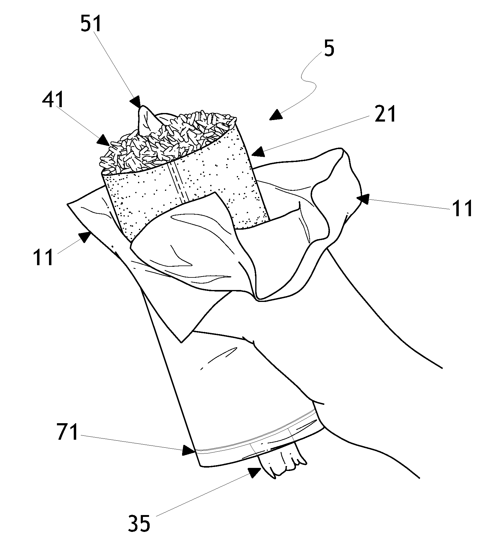 Packaged food product and method of making same
