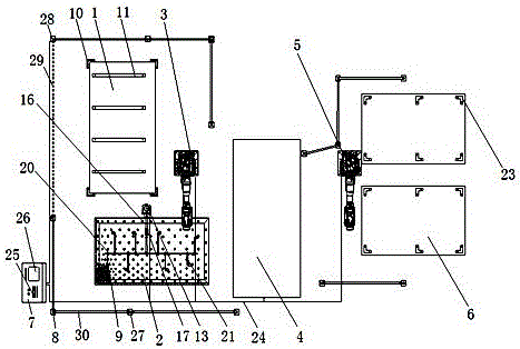 Novel stamping automatic device for single press