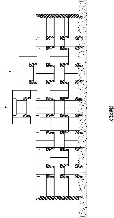 Wall brick made of novel material and provided with novel structure as well as novel wall forming method thereof