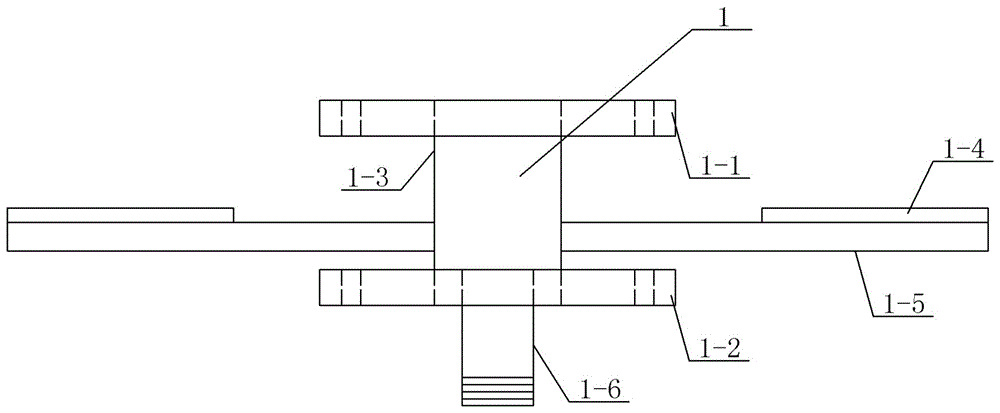 A column-beam type grouting device and its hole-sealing grouting process