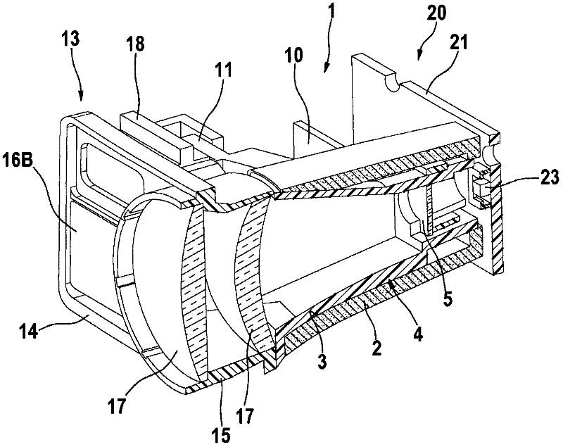 Ceramic optical system support