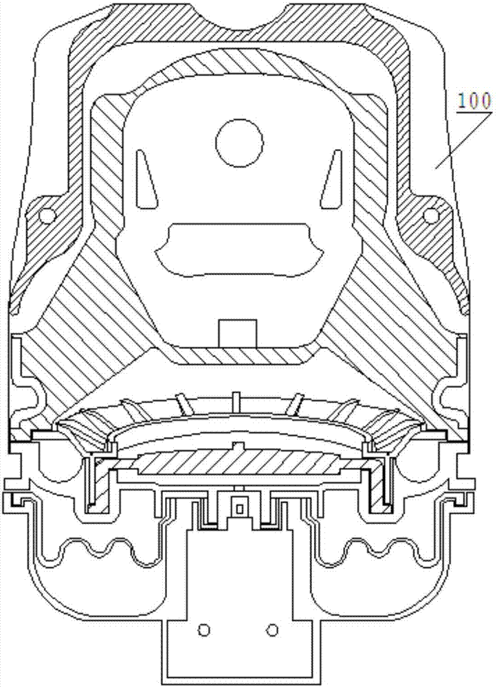 A switchable semi-active engine mount