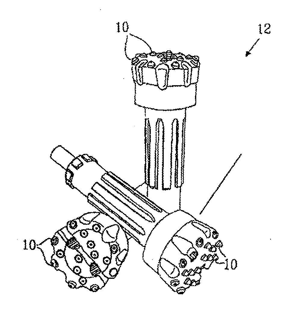 Drill Bit For A Rock Drilling Tool With Increased Toughness And Method For Increasing The Toughness Of Such Drill Bits