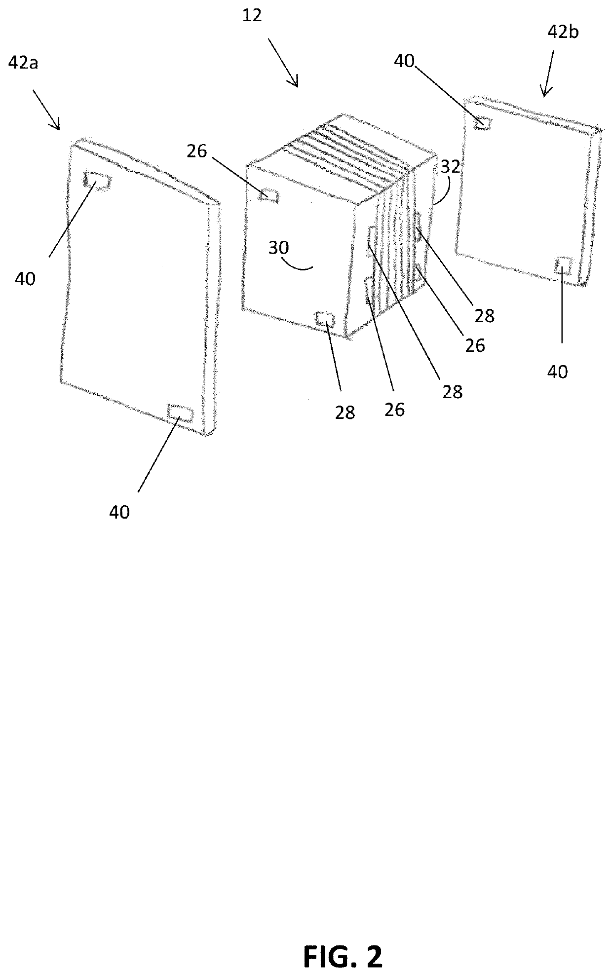 Electrolyzer for gaseous carbon dioxide