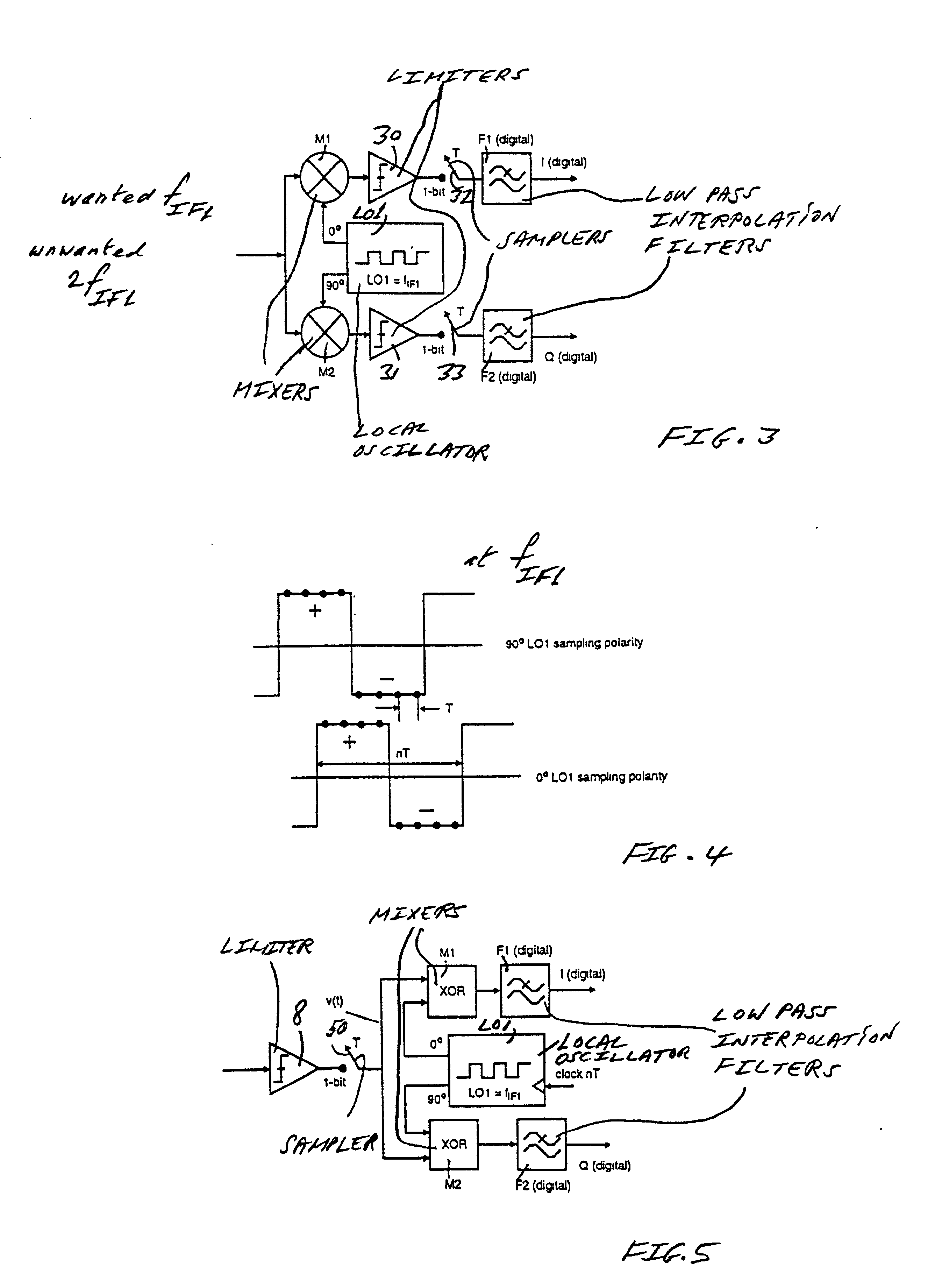 Phase interpolation receiver for angle modulated RF signals