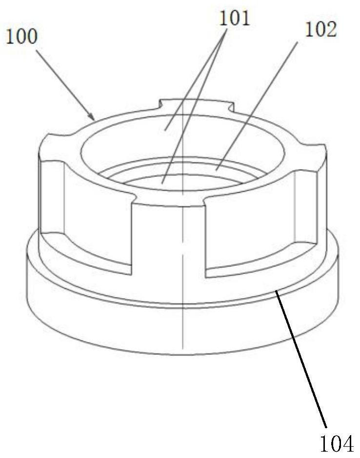 Measuring device and method for rapidly measuring rotor shaft sleeve