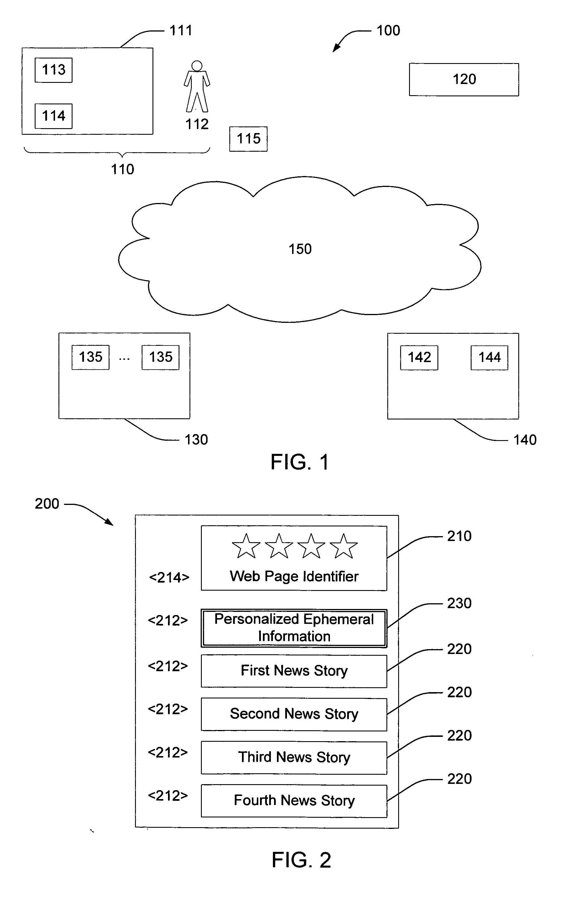 Differential caching with template, sub-template, and delta information