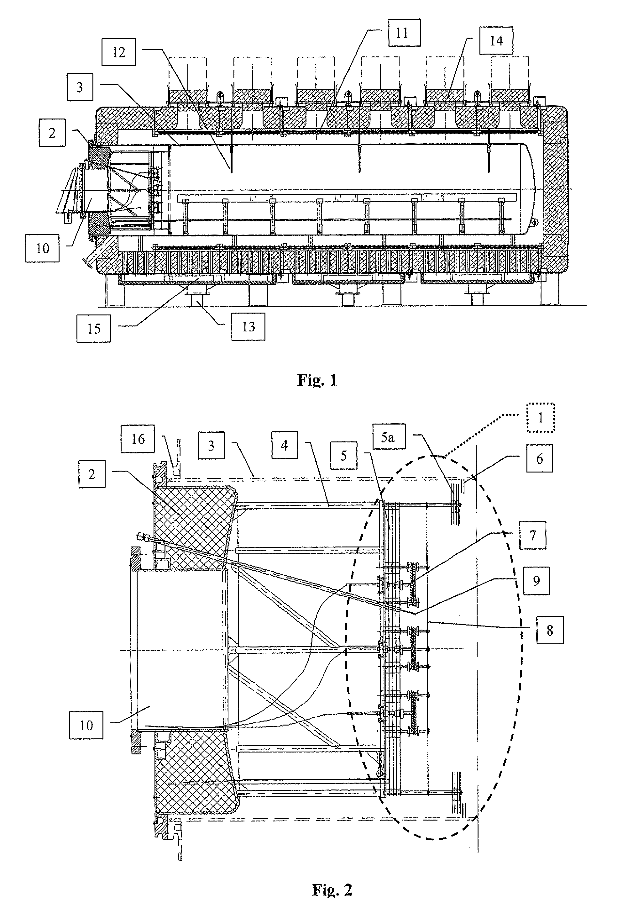 Retort furnace for heat and/or thermochemical treatment