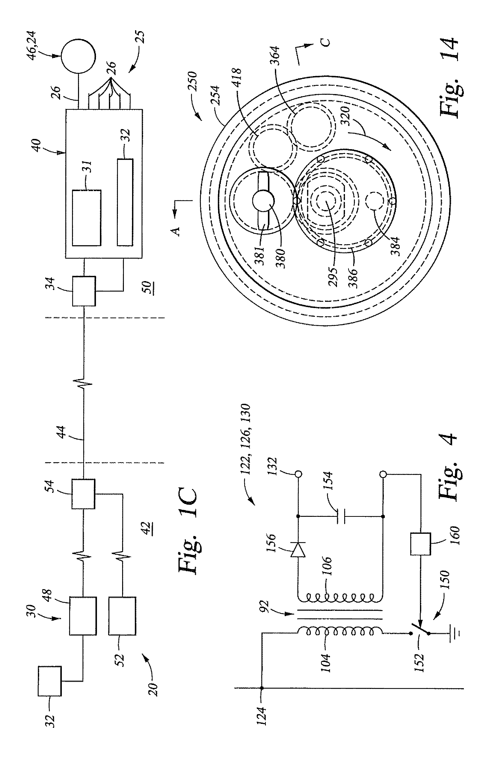 Electric control and supply system