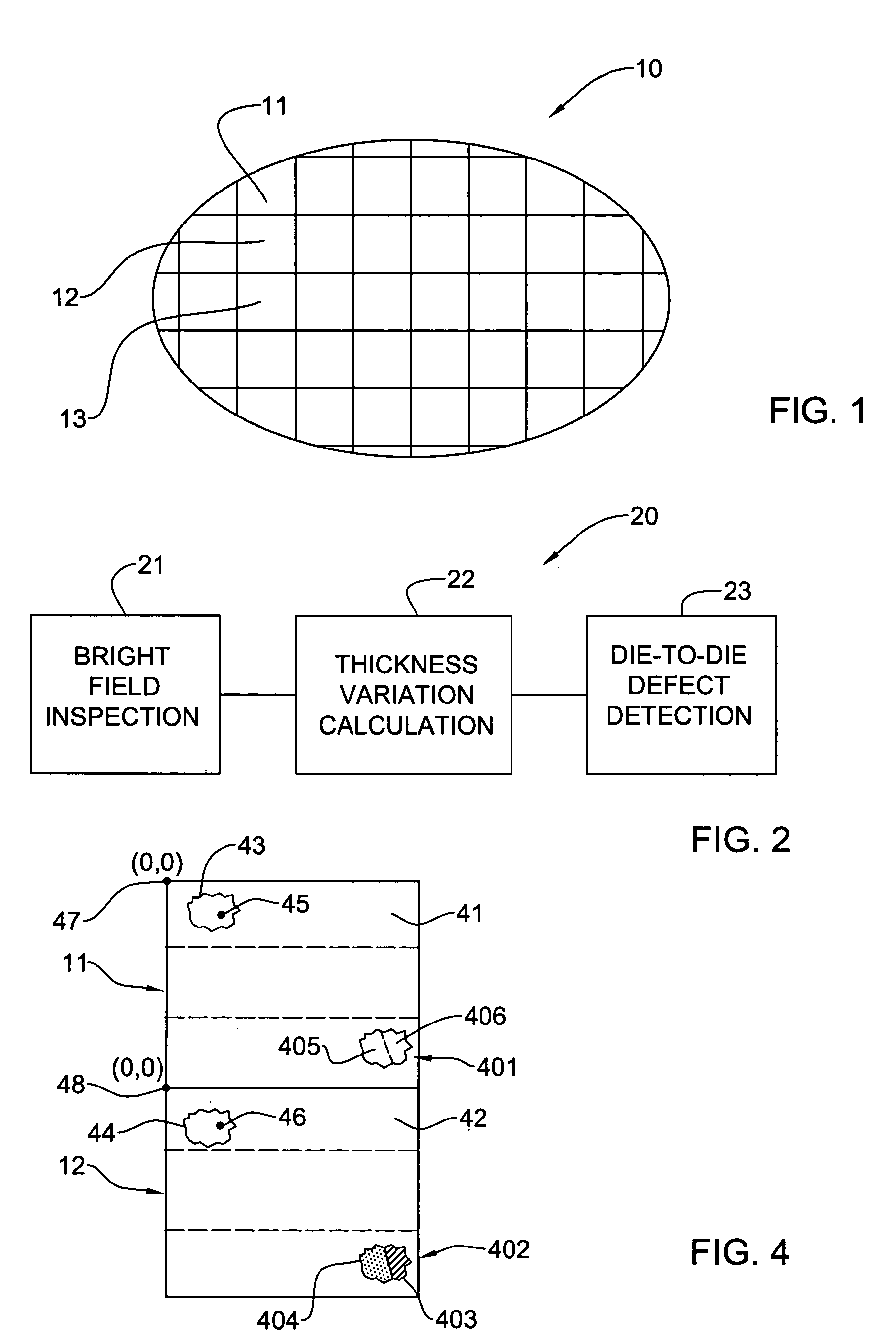 System and method for measuring thin film thickness variations and for compensating for the variations