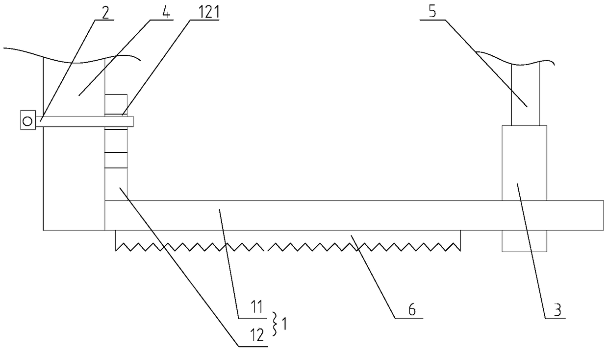 A fixed bracket for a substation fence pole