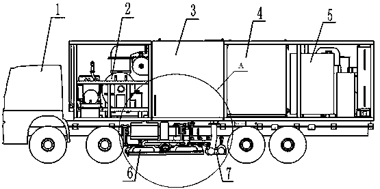 Snow melting vehicle and snow melting cover device thereof