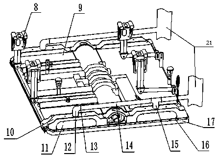 Snow melting vehicle and snow melting cover device thereof