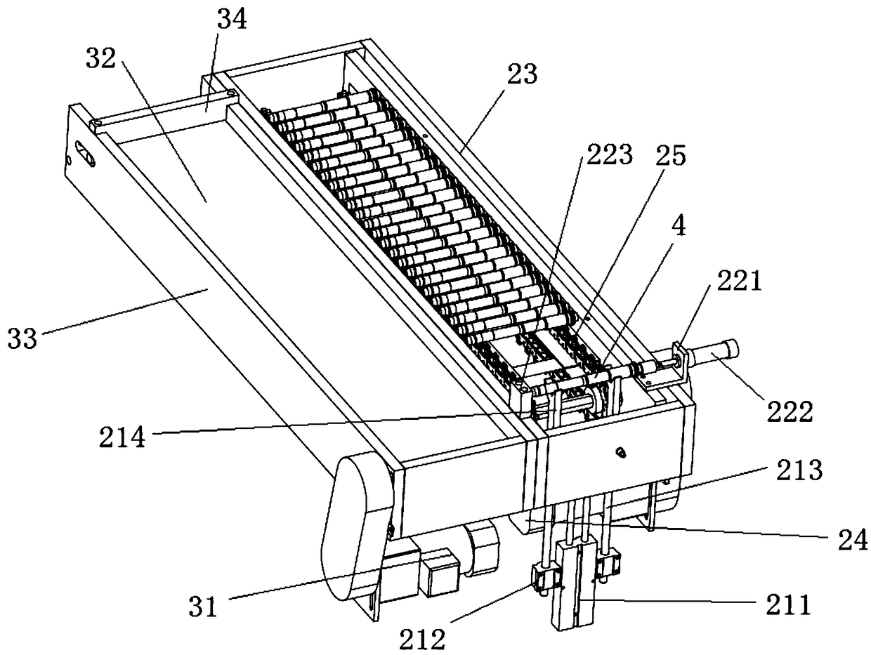 Feeding mechanism of automatic feeding forming grinding machine