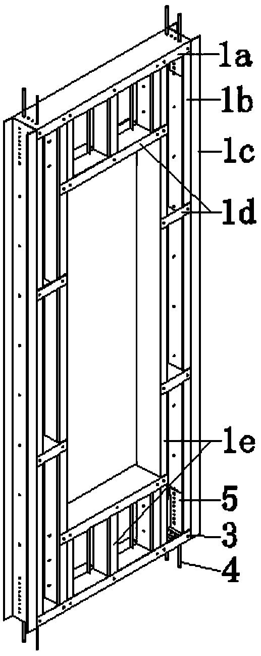 A modular cold-formed thin-walled steel composite wall and its connection method
