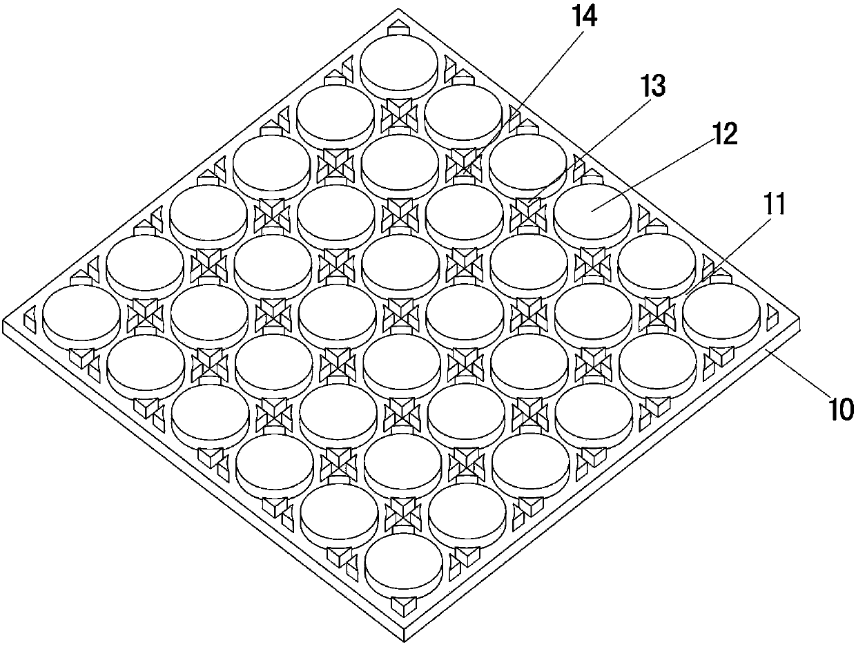 Geothermal paving plate