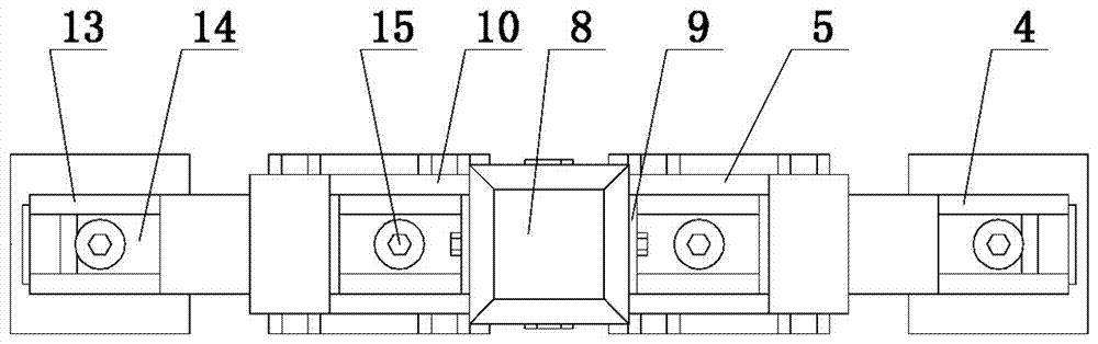 A highly conductive anode device that effectively solves inward bending deformation