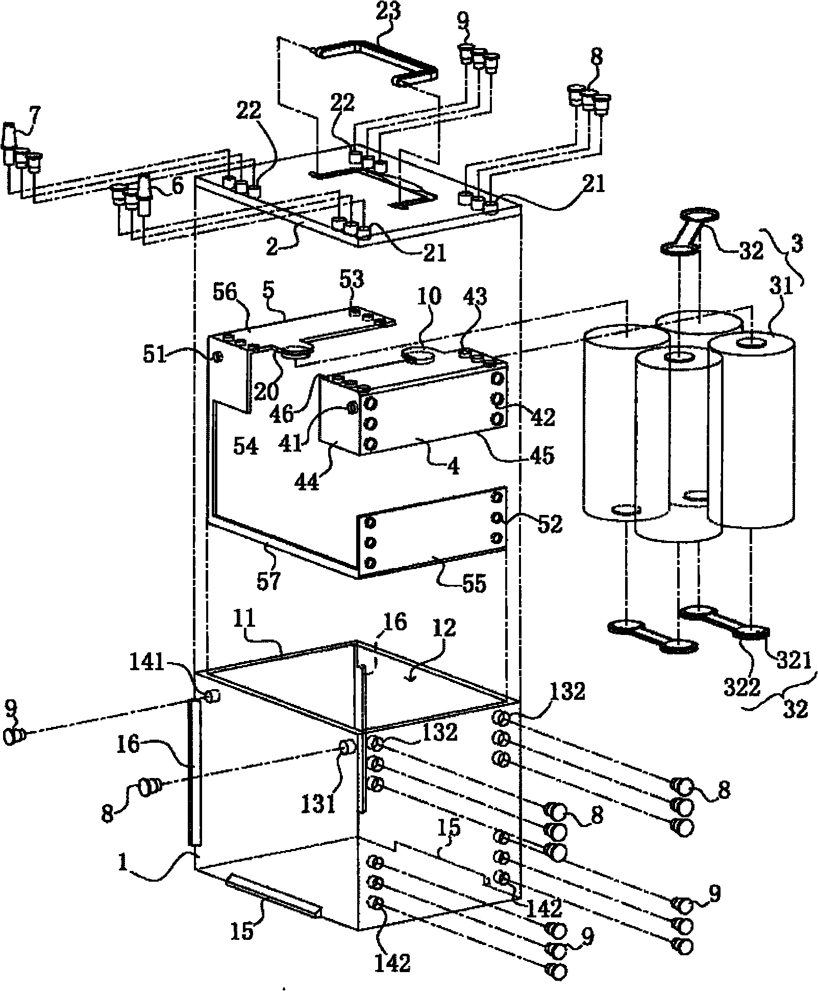 Battery device for general purpose automobile