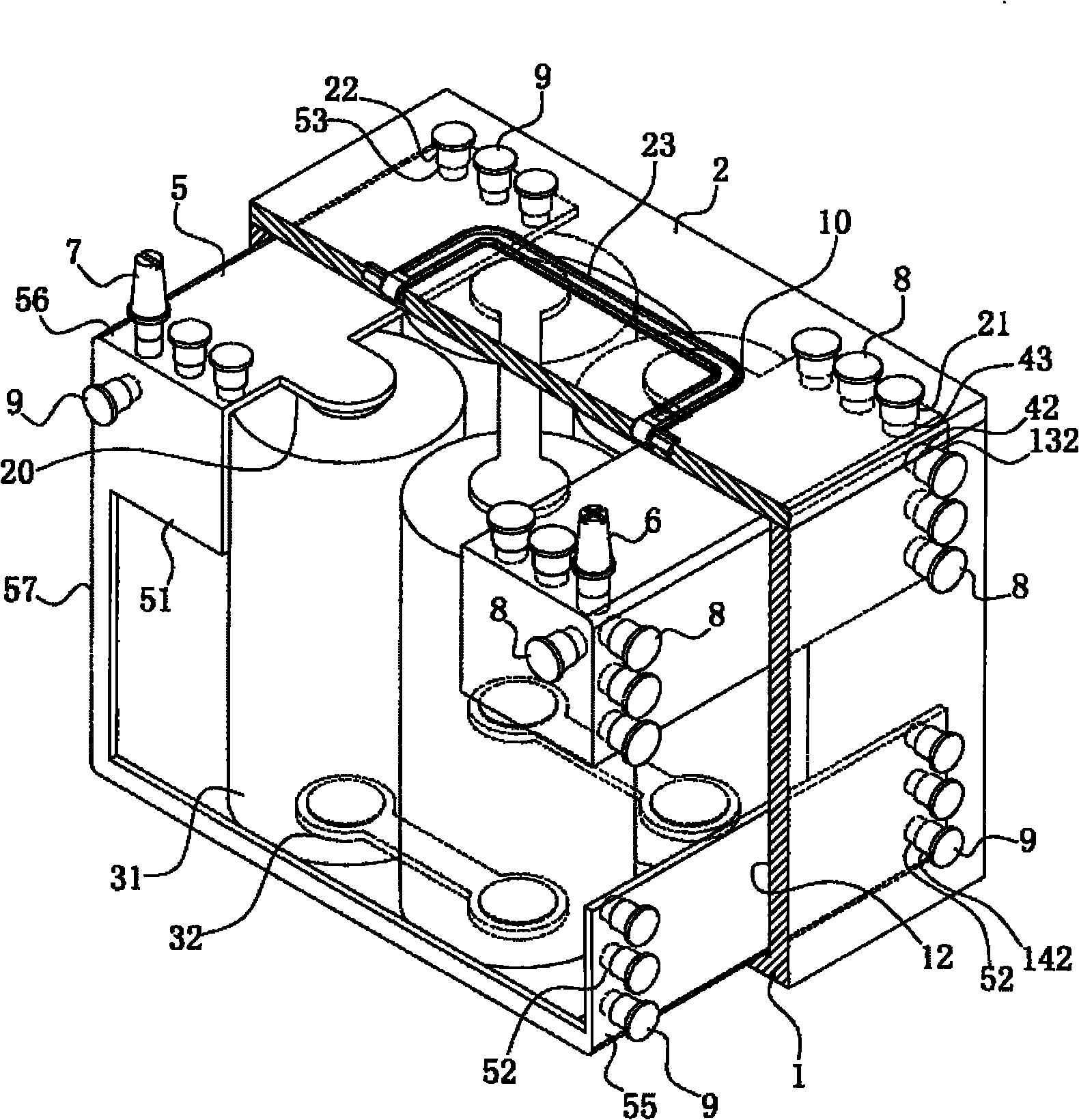 Battery device for general purpose automobile